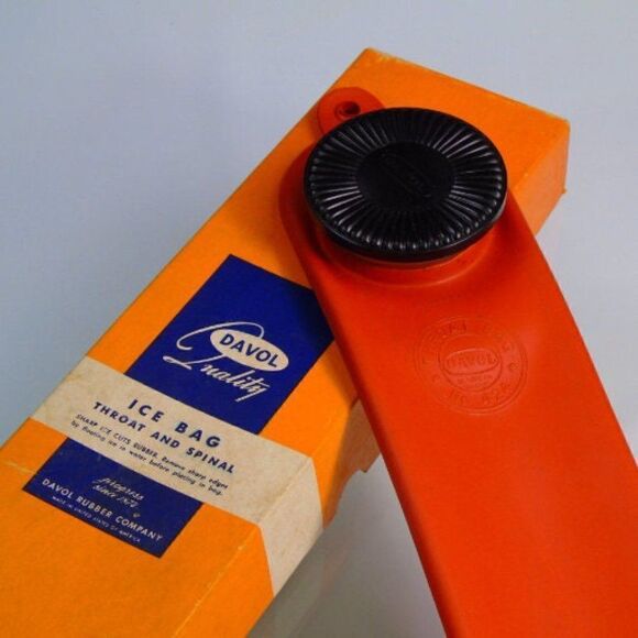 Medical Collectible Throat Bag Vintage Davol 1934 Medical Ephemera Ice Bag - Picture 2 of 8